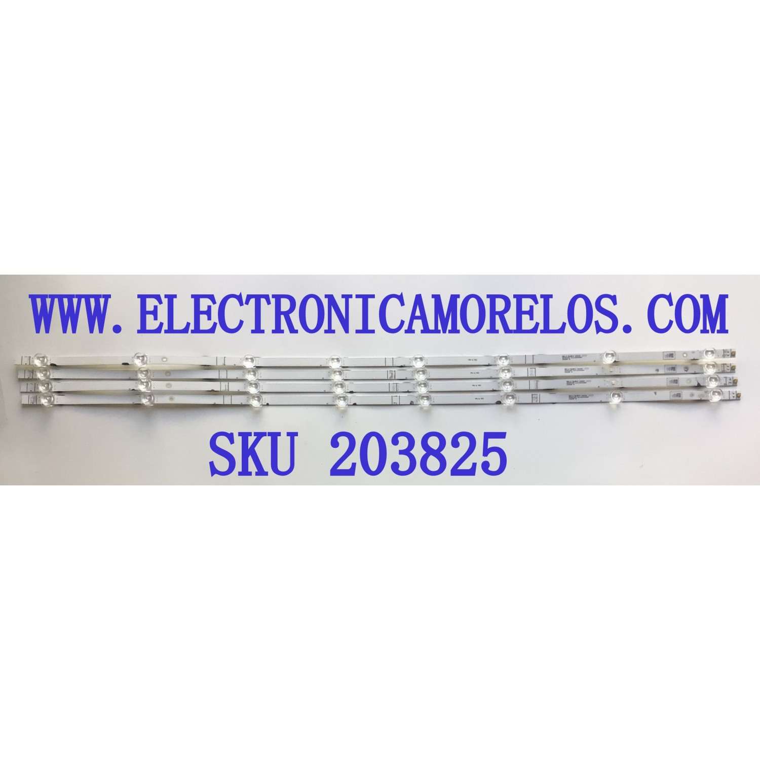 KIT DE LEDS PARA TV HISENSE ORIGINAL 4 PIEZAS / NUMERO DE PARTE LB5009R V0 / LB5009R_V0 / HD500Y1U91-T0L2 / 2021030801 / PANEL HD500Y1U91-T0L2 / MODELOS 50R6G / 50R6E4 / 50A6GV